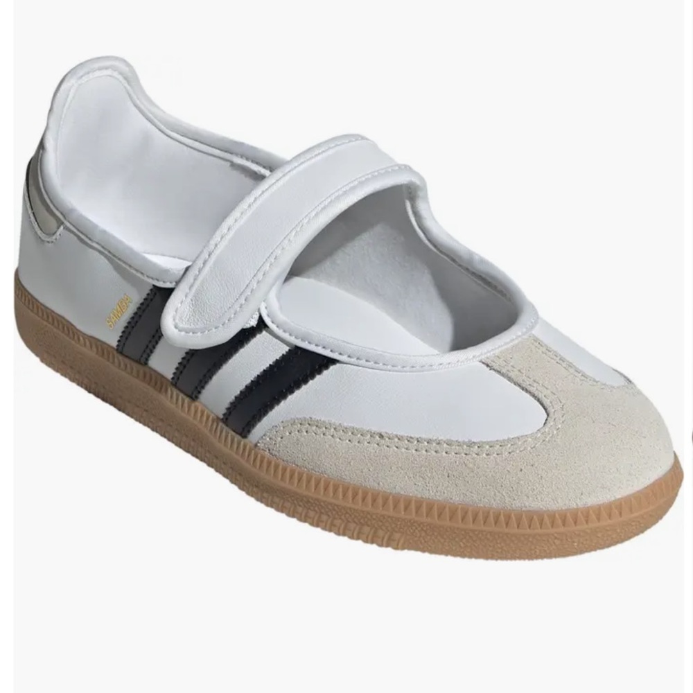 Adidas Samba Jane Shoes - Cloud White / Alumina / Core Black - SIZE 5 US